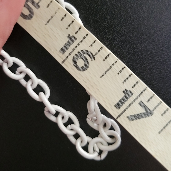 VTG "Crown" Trifari White Milk Glass Waterfall Necklace & Earrings | SIGNED - Picture 12 of 13